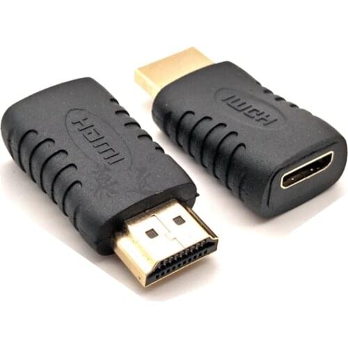 Mini HDMI-compatible female to HDMI male Adapter Converter Gold Plated Connector Cable for HDTV 1080P Xbox 360