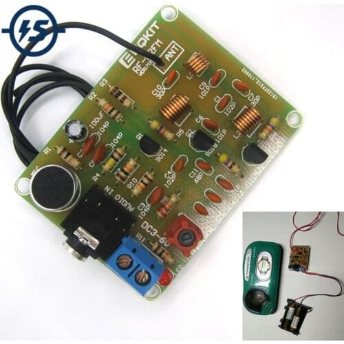 88-108MHz FM Transmitter Module Electronic DIY Kits Frequency Wireless Microphone Transmitter Board Parts DC 3-6V FM Module