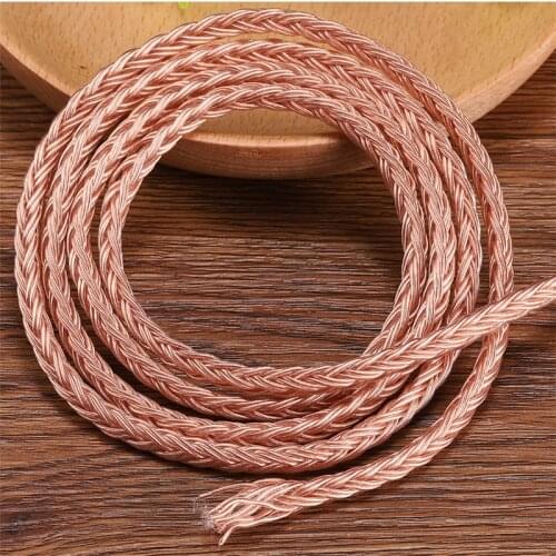 16 share single crystal copper silver plated wire 2meters