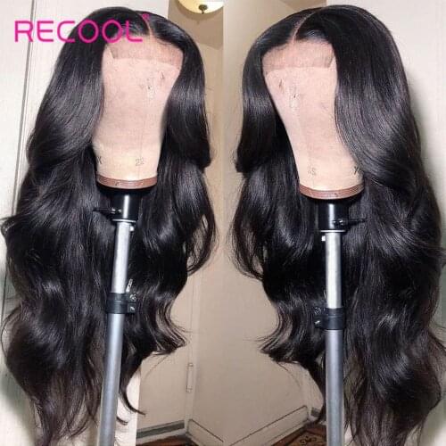 Body Wave Closure Wig Pre Plucked Hairline 5x5 Lace Closure Wigs Body Wave 6x6 Closure Wig 180% Brazilian Remy Human Hair Wigs
