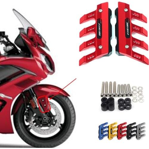 WithLogo For Yamaha FJR1300 AS ES fjr1300 Motorcycle Accessorie CNC Aluminum Front Fender side anti-fall Slider rotection Guard