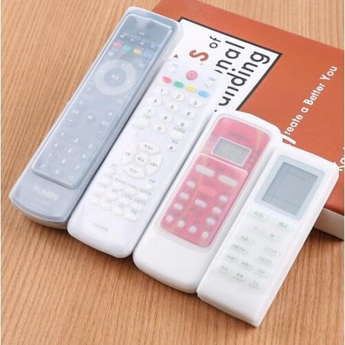 Silicone Waterproof Dust Remote Control Cover for Tv Air Condition Protective Case Cover funda mando TV чехол на пульт