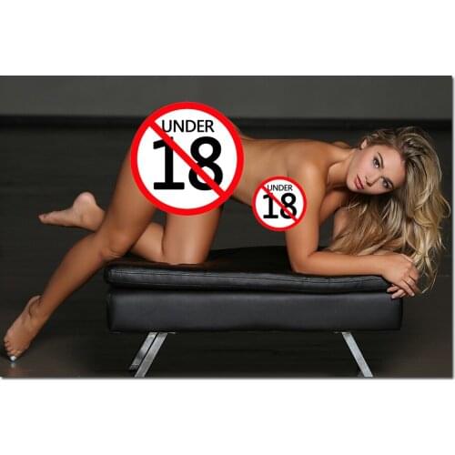 Modern Blonde Beauty Canvas Painting Contemporary Art Poster Print Adult Model Wall Picture for Living Room Home Decor