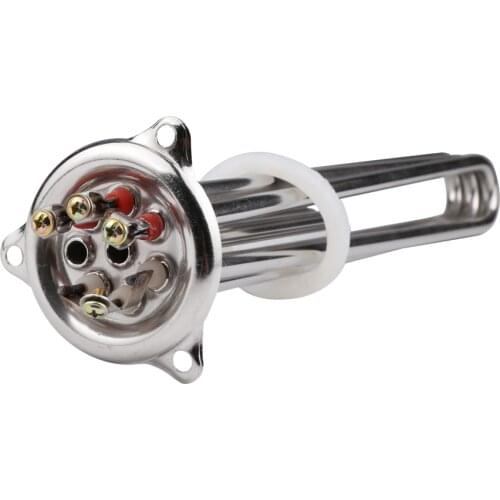 66mm Triangles Cap With 3 Hole Flange Boiler Heating Element - For Dishwasher Water Storage Curved Part