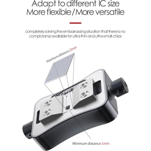 TUOLI TL-15A Universal IC Glue Remove Fixture PCB Motherboard IC Adhesive Tape Clean Remover Tool No Block Knife TL15A