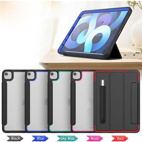 Protective Case For Apple iPad Pro 2021 11 inch Protector Tablet Cases Leather Cover Fundas Folding Flip Cover Protection Coque
