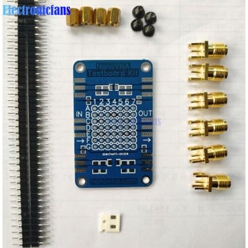 1 Set Professional Testboard Kit for NanoVNA VNA Vector Network Analysis Test Demo Board High Accuracy Testboard Accessories