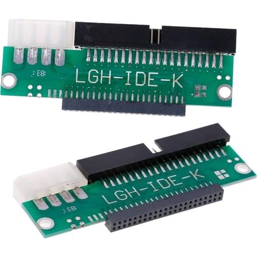 1pc 3.5 IDE male to 2.5 IDE female 44 pin to 40 pin SATA converter adapter card for laptop desktop PC