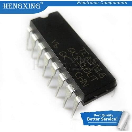 1pcs/lot TEA3718SP TEA3718S TEA3718DP TEA3718 3718 DIP-16 In Stock