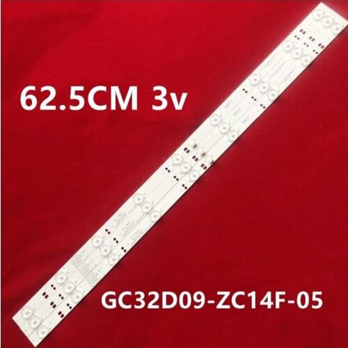 3pcs=1set 62.5CM for P h ili ps 32inch 321E5Q 32PHF3056/T3 GC32D09-ZC14F-05 303GC315037 3v