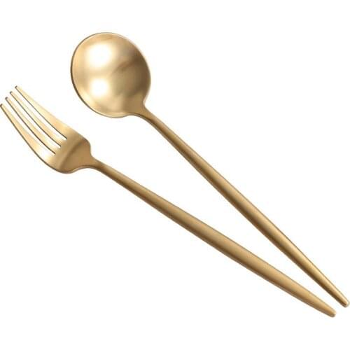 304 Stainless Steel Spoon and Fork Set High Quality Dinnerware Sets