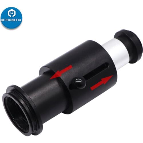 38mm CTV Stereo Trinocular Microscope Camera Adapter 23.2mm C mount Industrial Digital Video Microscopio Camera Aadapter Tube