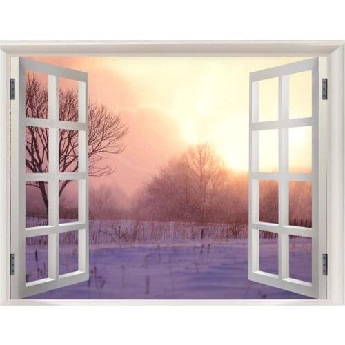 Kexinzu 5D DIY Full Square Drill Diamond Painting Window Scenery Outside 3d Mosaic Diamant Embroidery Wedding Room Decoration 45