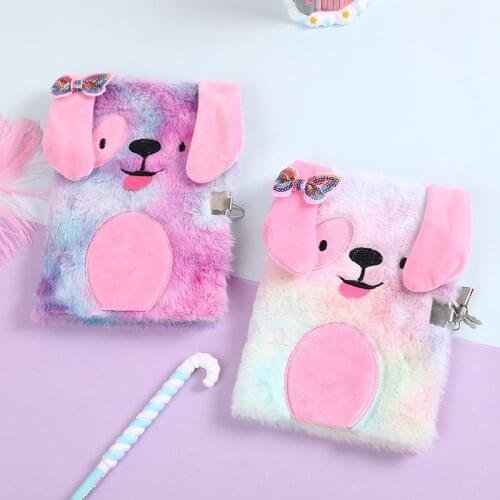 Cute Unicorn Notebook and Journal A5 Diary Notepad Kawaii Cat Note Book Plush Agenda Planner Office School Daily Sketchbook Plan