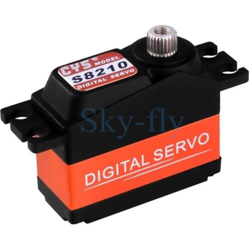 Sky-fly CYS-S8210 Metal Gear 25g 2.5kg.cm 4.8-6.0V Digital Servo For 500 helicopter RC Model