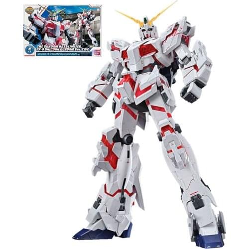 BANDAI Limited Unicorn Gundam MEGA 1/48 RX-0 Oestroy Mooe Kids Assembled Toys Robot Anime Action Figures Model Collections Gifts