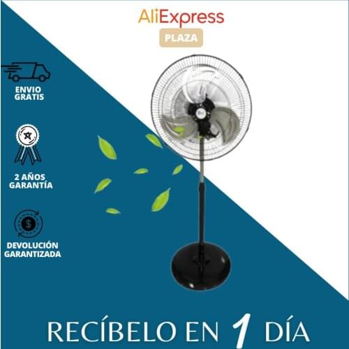 EMI Pedestal home fan VEN-001 18 ''(45cm) 80W 3 speeds Metal durable height adjustable swing option