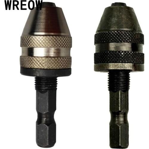 Hot Selling 1/4" Keyless Drill Chuck Hex Shank Screwdriver Impact Driver Adaptor Dril Bit 0.5-3mm
