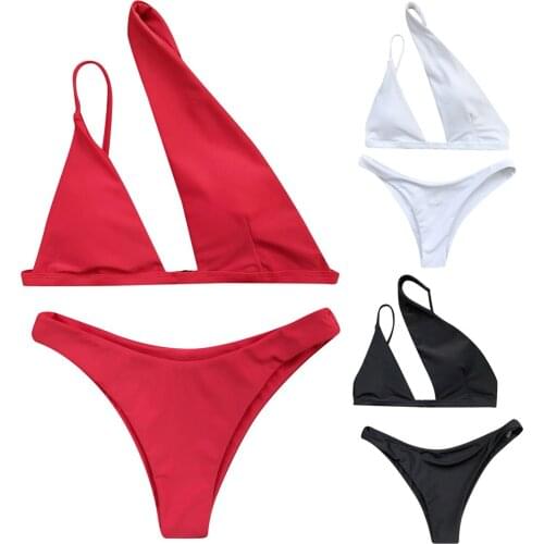 Bikini Set Three-point Swimsuit Swimwear Women Bikini Sexy Summer Beachwear Bathing Suit Push Up Swimming Suit Women