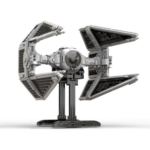 MOC Assault ship Light Cruiser TIE Modified Interceptor Y Wing Starfighter Rebellion Space Wars Building Blocks Toys Kids