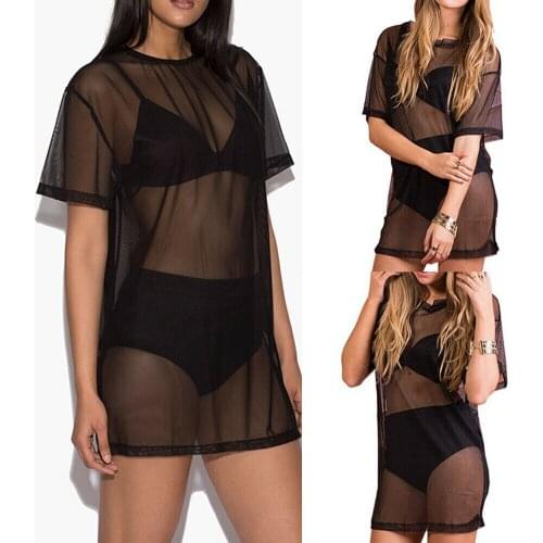 Summer Women Soft Boho Bikini Cover Up Pullover Cardigan Blouse Short Sunscreen