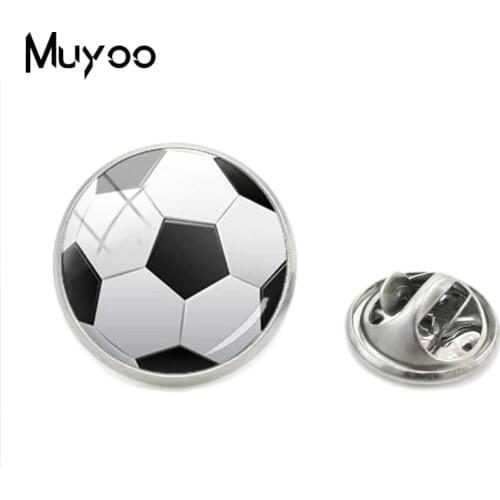 Hot Selling Fashion Basketball Baseball Football Photos Lapel Pins Sports Enthusiasts Butterfly Fashion Jewelry Mens Collar Pin