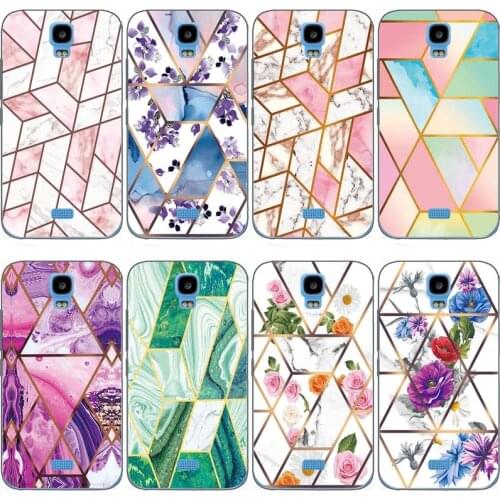 Soft Phone Case for Huawei Y360 Y360-u61 Y3 Y336 Y3C Glossy Colorful Flower Silicone Phone Back Cover Geometric Shell