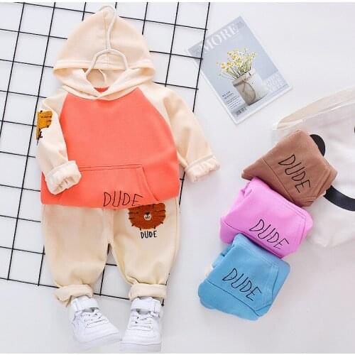 Autumn Winter Children Clothing Toddler Boys Clothes Set New Hoodie+Pants 2pcs Outfit Kids Clothes Suit For Boys Clothing Sets