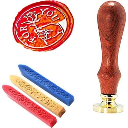 For you Signature Design Wax Seal Stamp for Wedding, Perfect Decoration for Invitations, Envelopes, Snail Mails, Wine Packages