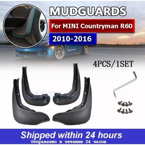 Front Rear Mud Flaps For MINI Countryman R60 2010 - 2016 Mudflaps Mud Flap Splash Guards 2011 2012 2013 2014 2015 Set Mudguards