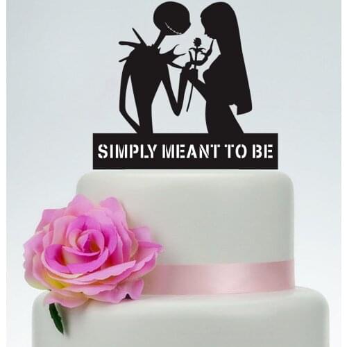 Simply Meant To Be,Personalized Cake Topper, Wedding caka topper,different colors available,cake decoration