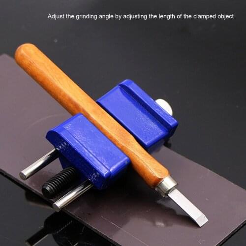 Manual Knife Sharpener Angle Fixer Metal Wood Chisel Abrasive Tools Sharpening Blades Tool Honing for Woodworking Iron Planers