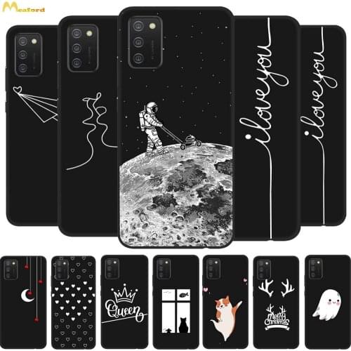 Silicone Case for Samsung Galaxy A02S A03S A12 A21S A31 A41 A91 A81 Cartoon TPU Shell Cover For Galaxy A40 A21 EU A01 Core Cases