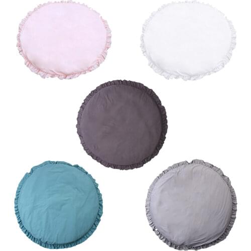Nordic Baby Toys Mat Kids Rug Baby Play Mat Newborn Padded Children' Mat Soft Cotton Crawling Mats Round Floor Carpet Room Decor