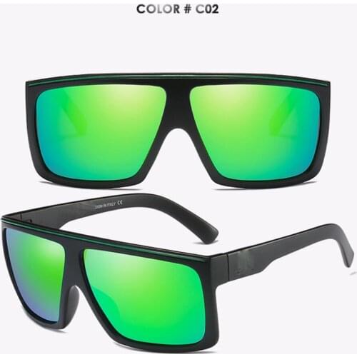 4 Color Oversized Men Women Polarized SunGlasses Polarized Mirror Sunglasses Custom Made Myopia Minus Prescription Lens -1 To-6