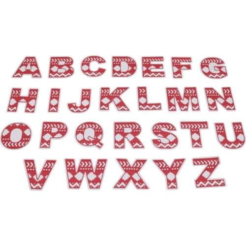 New 26 Types Big Letters Frame Metal Cutting Die Stencils for DIY Scrapbooking album Decorative Embossing Hand-on Paper Cards