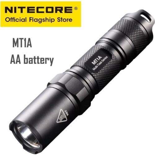 NITECORE MT1A Compact Portable Outdoor Mini Aluminum Flashlight AA Battery Flashlight