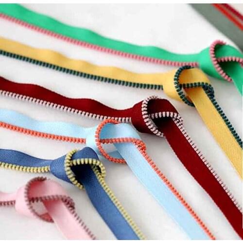 Dailylike Colorful Nylon Flower Lace Zipper Hand-made DIY Clothing Home Smooth and Durable Bags Wallet Purse Cloth Accessories