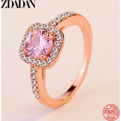 Помолвочные кольца ZDADAN China At AliExpress