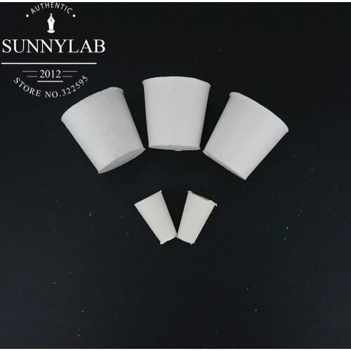 20pcs/lot 000#-4# Rubber stopper, erlenmeyer flask plug bottle stopper, test tube stopper