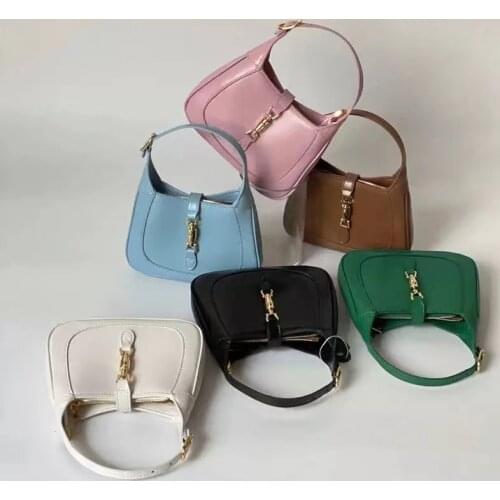 2021 Fashion Vintage Lock Bag Womens Single Shoulder Jackie Hobo Bags