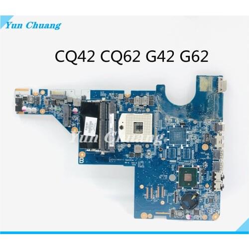 595184-001 DA0AX1MB6H1 DA0AX1MB6F0 Laptop Motherboard for HP CQ42 CQ62 G42 G62 Series s989 HM55 Mainboard 100% test Works