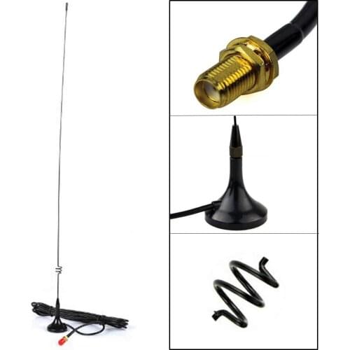 Car Antenna UT-108UV SMA-Female Vehicle Mounted For Baofeng 888S UV-5R Two Way Radio Walkie Talkie Accessories UT-108 SMA-F