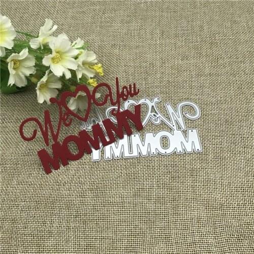 Blessing for mothers day Metal Cutting Dies Stencils for DIY Scrapbooking/photo album Decorative Embossing DIY Paper