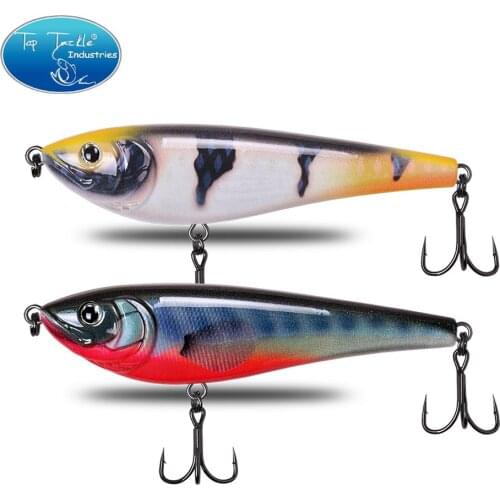 CF Lure 130mm 33g/170mm 113g slow sinking fishing lure artificial jerk bait for bass pike Hard Bait