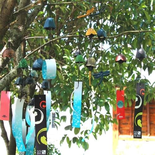 Japanese Style Cast Iron Wind Chimes Wind Bells Handmade Birthday Gift Patio and Garden Gift Home Decors Wind Chimes