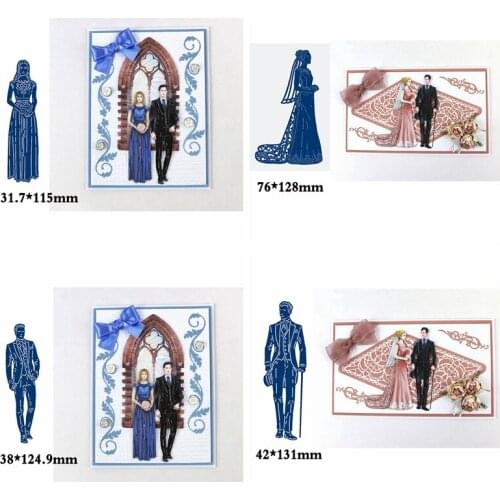 Wedding Figures Collection Metal Cutting Dies Stencil For Scrapbooking Album Paper Cards Crafts Handmade New 2019 Embossing