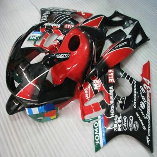 Red black Body For HD CBR600F3 97-98 CBR600RR 97 98 CBR 600F3 CBR600 F3 CBR 600 F3 1997 1998 Fairing