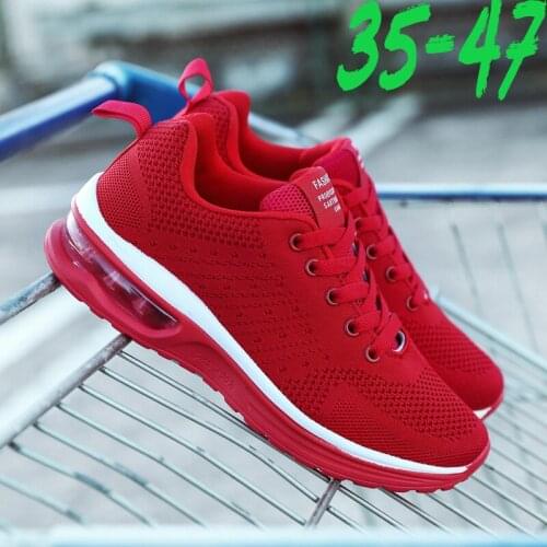 Spring Women Sneakers Fashion Korean Women Shoes Mesh Breathable Sneakers Air Cushion Casual Lover Shoes Tenis Feminino Size 47