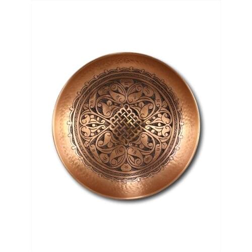 Morya Copper Turkish 2baths Bowl Luxory Bathroom Accessories Elegant Decorative Hammared Handmade Decor Vintage 20 cm